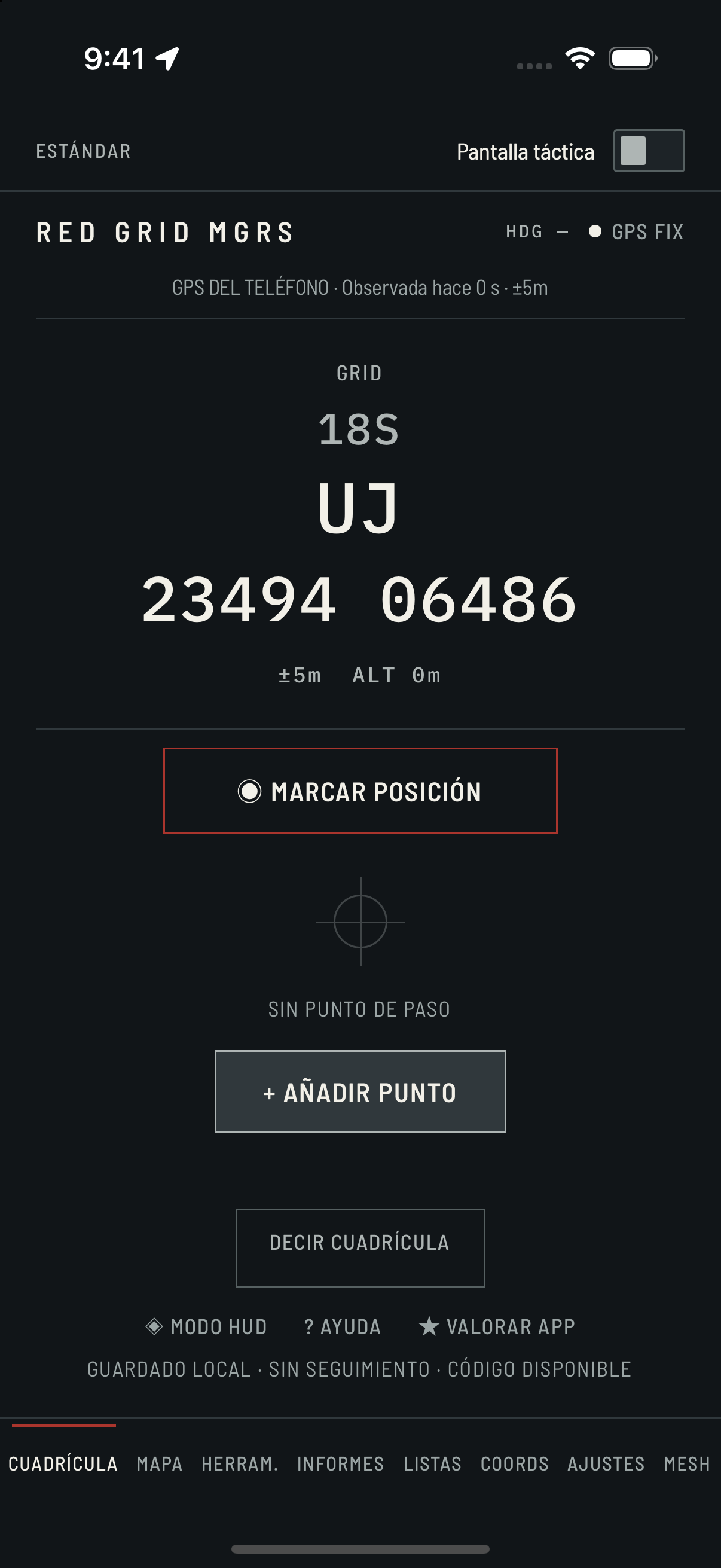 Red Grid MGRS · CONOCE TU CUADRÍCULA.